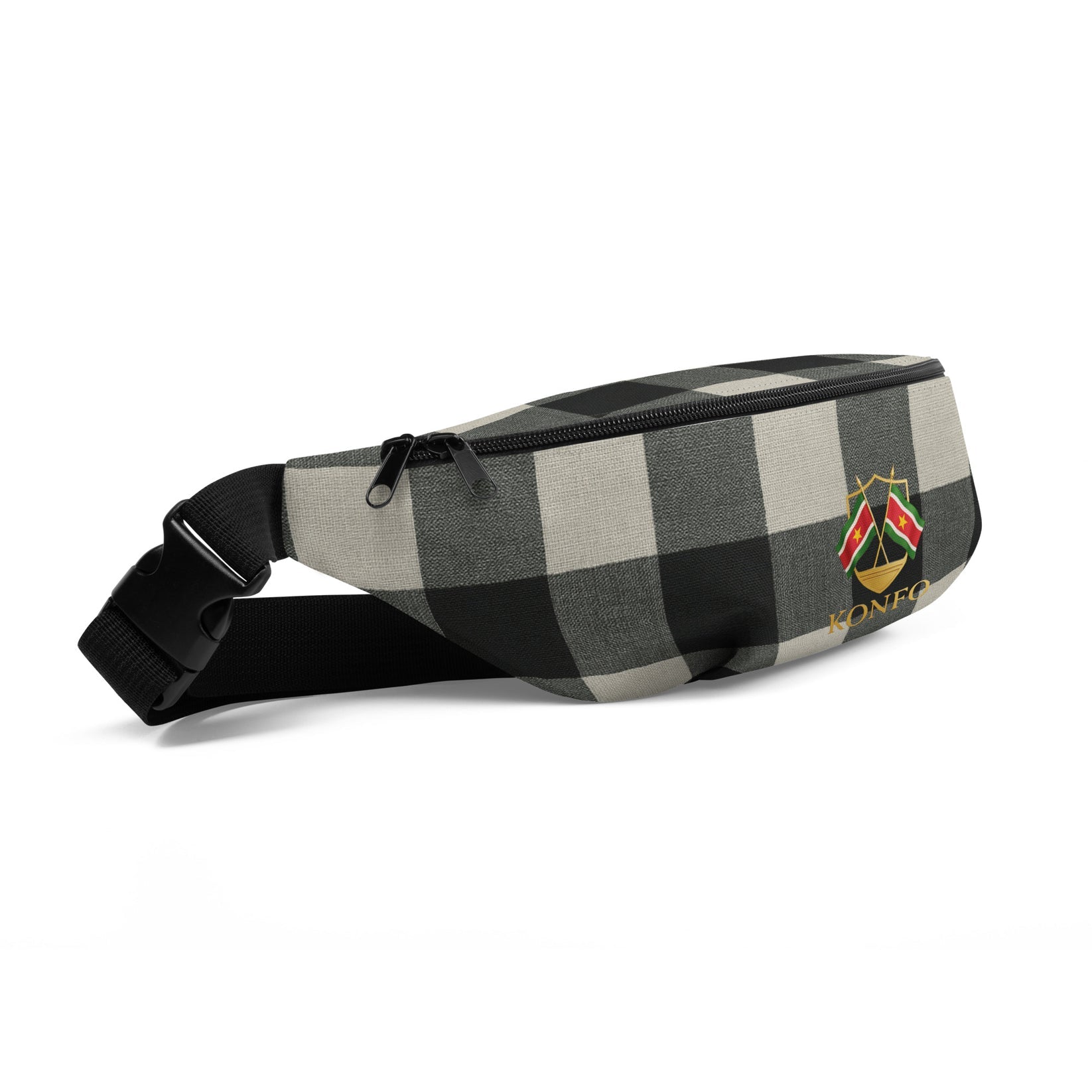 Konfo Black Plaid (Fanny Pack)