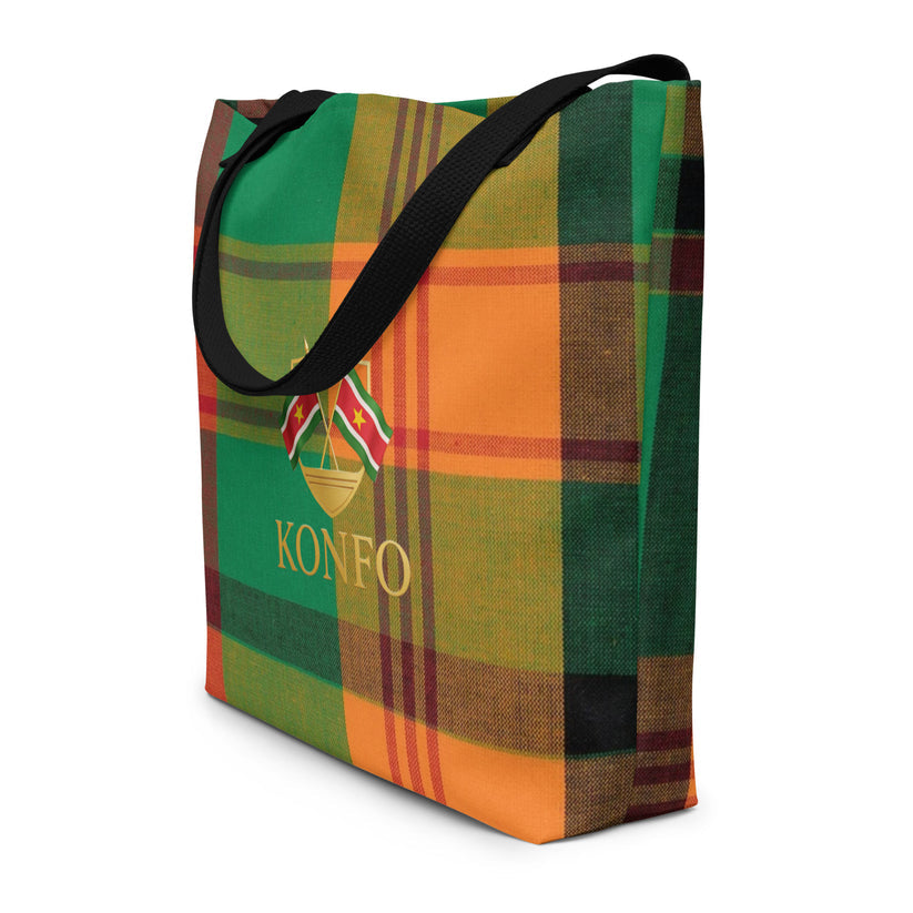 Konfo Green Tartan (Tote Bag Large)