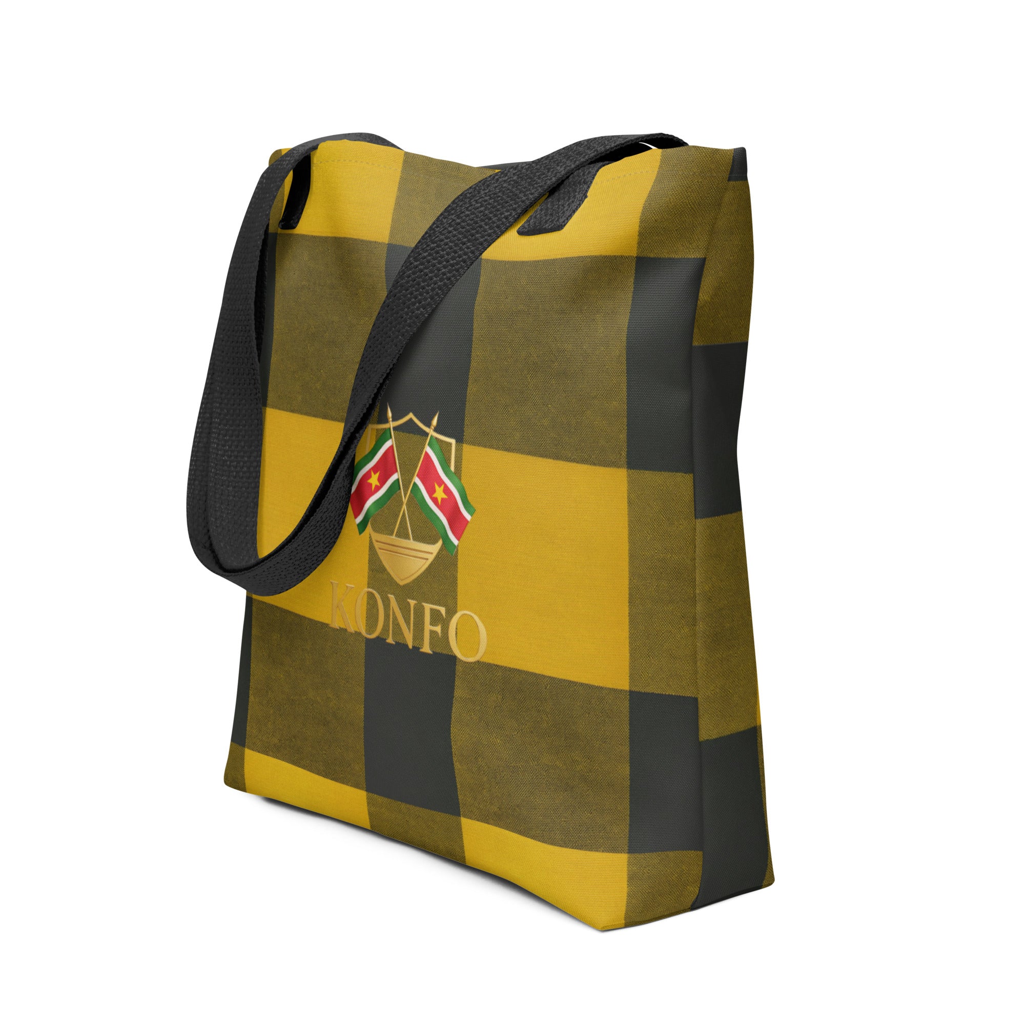 Konfo Yellow Plaid (Tote Bag)