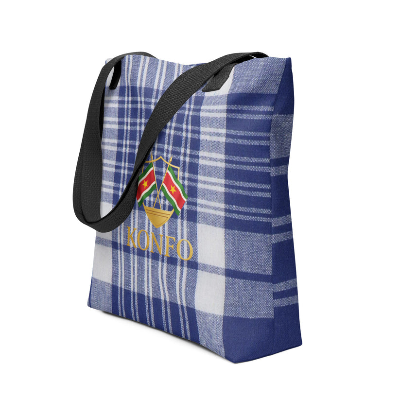 Konfo Blue Plaid (Tote Bag)