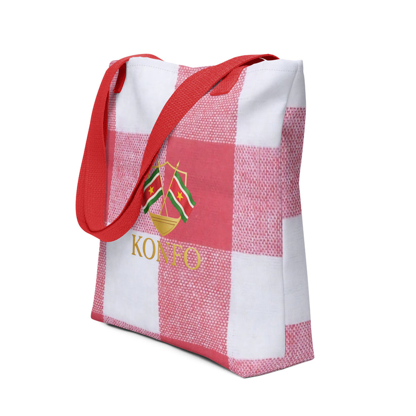 Konfo Red Check (Tote Bag)