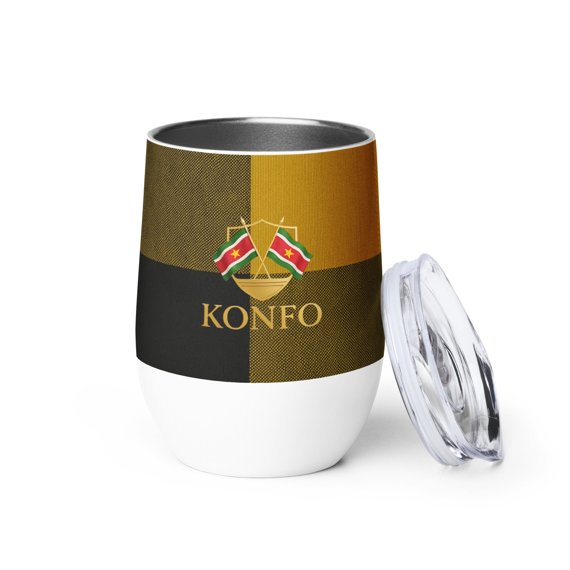 Konfo Yellow Plaid (Tumbler)