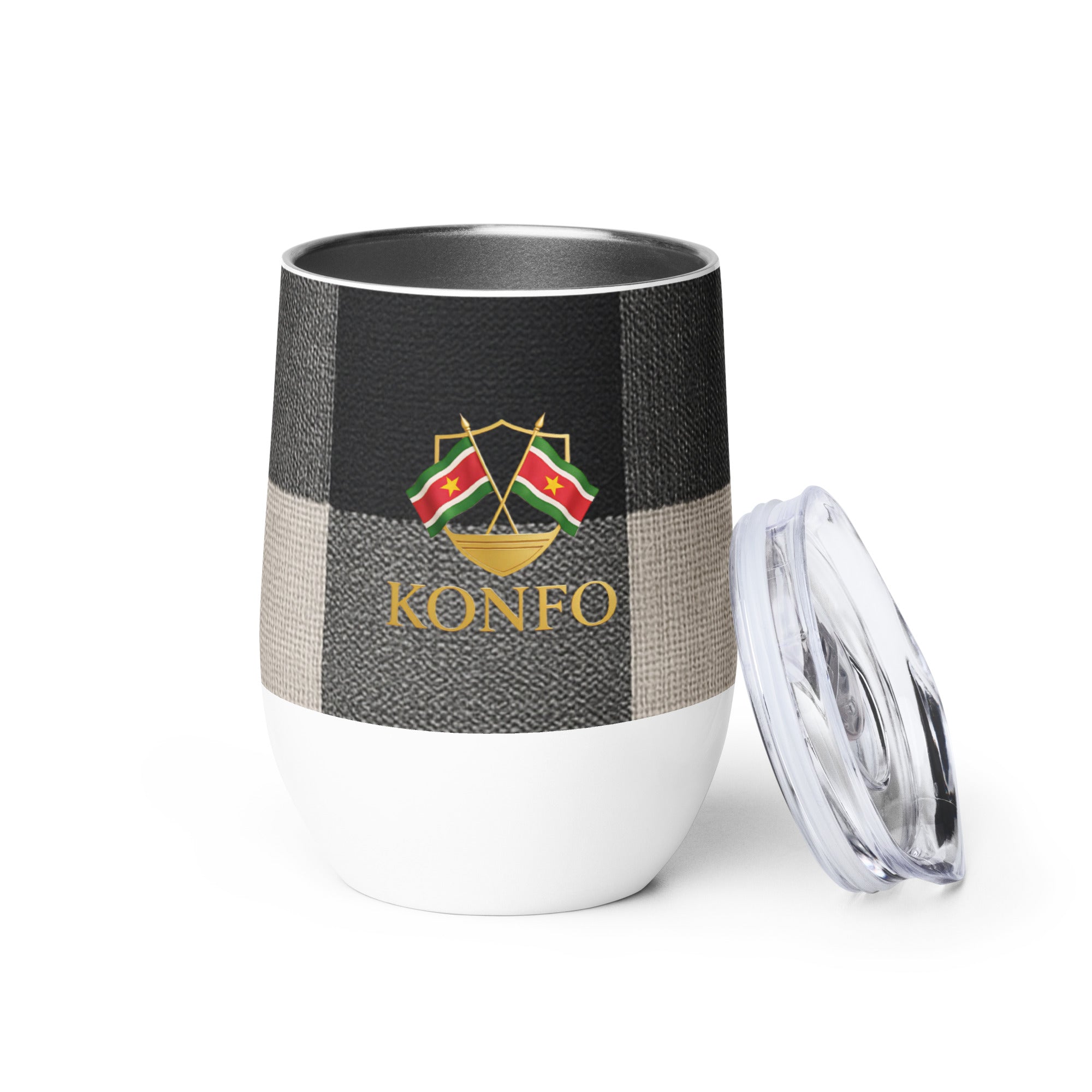 Konfo Black Plaid (Tumbler)